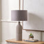 Naya Grey Wash Rattan Bottle Table Lamp