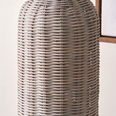 Naya Grey Wash Rattan Bottle Table Lamp