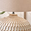 Hudson Warm White Ceramic Table Lamp