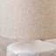 Dandelion White Small Ceramic Table Lamp
