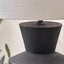 Kobe Black Mango Wood Contemporary Table Lamp Base