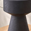 Kobe Black Mango Wood Contemporary Table Lamp Base