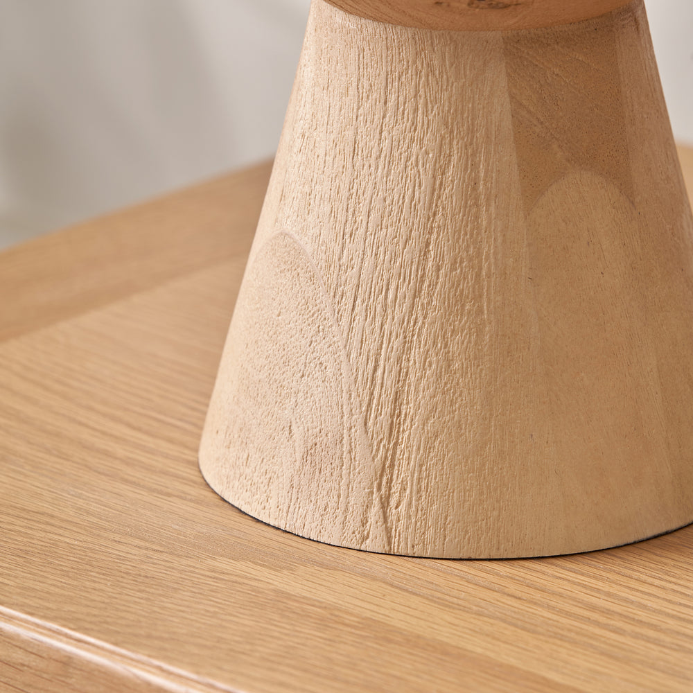 Kobe Natural Mango Wood Contemporary Table Lamp Base