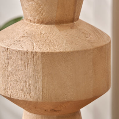 Kobe Natural Mango Wood Contemporary Table Lamp Base