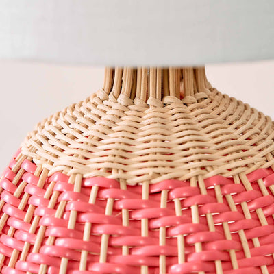 Designers Guild Brera Pimento Rattan Table Lamp