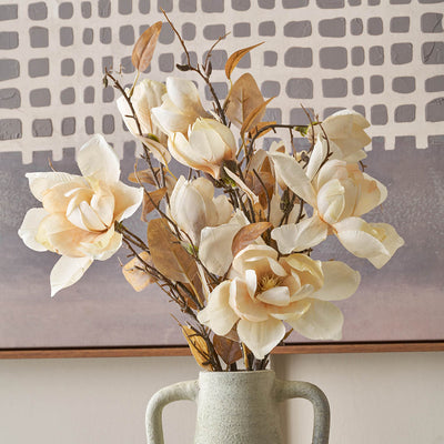 Natural Cream Magnolia Stem
