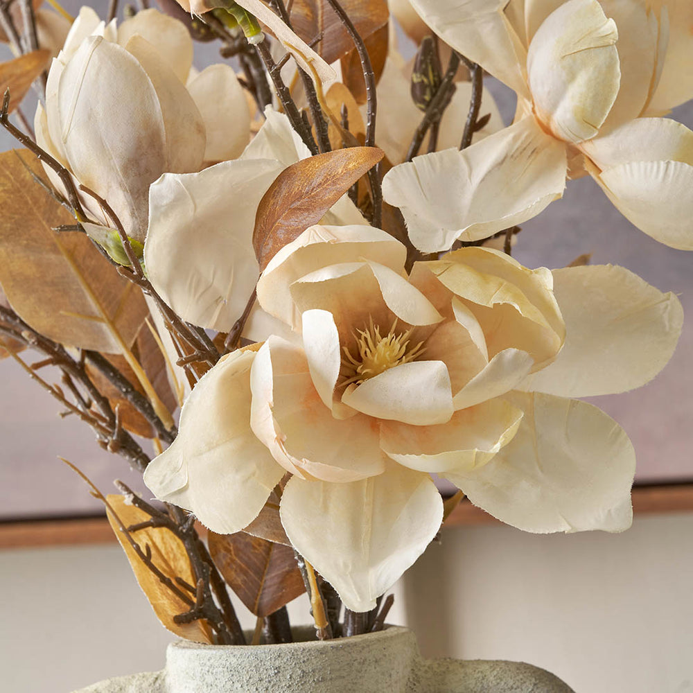 Natural Cream Magnolia Stem