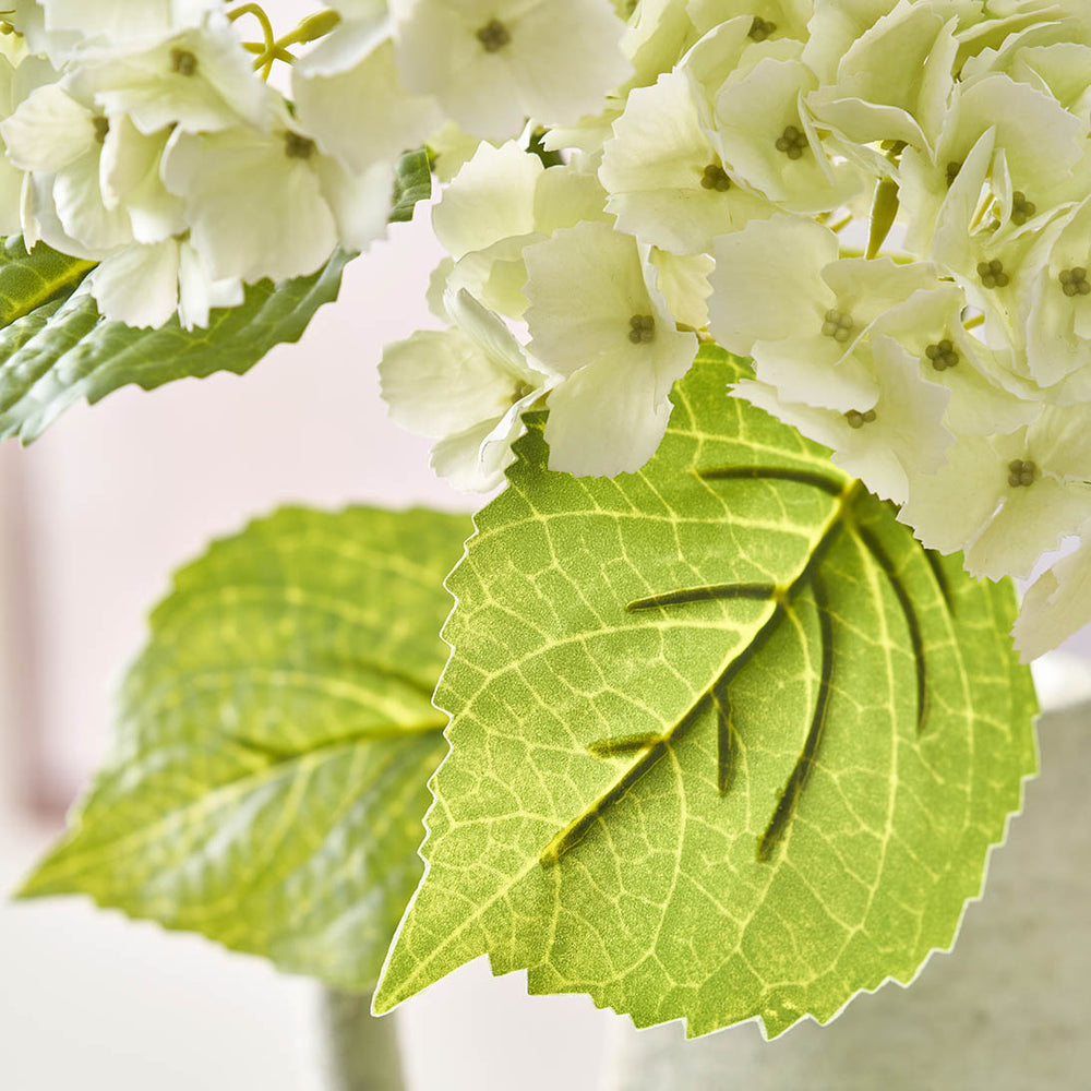White Hydrangea Faux Flower Bunch