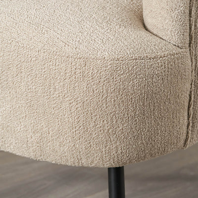 Amaya Taupe Teddy Tub Chair