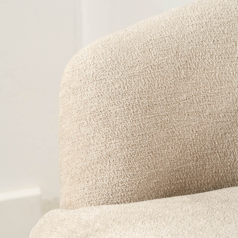 Amaya Taupe Teddy Tub Chair