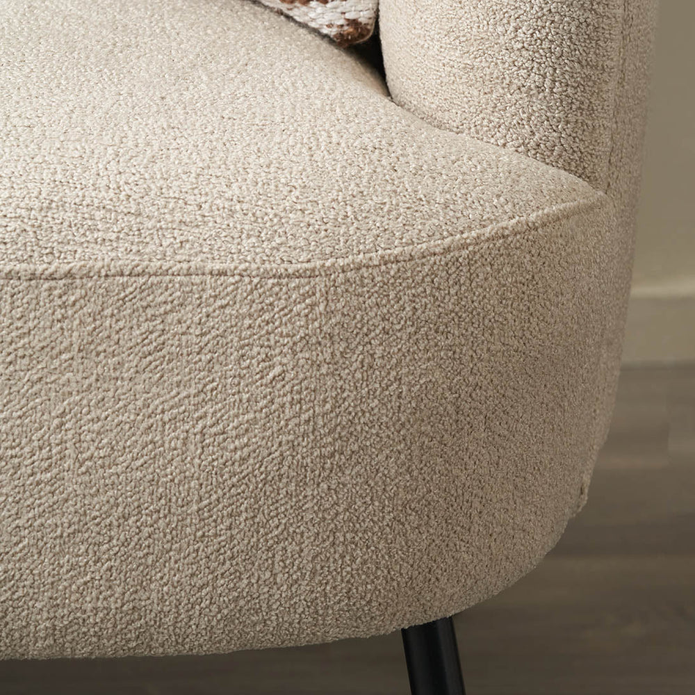 Amaya Taupe Teddy Sofa