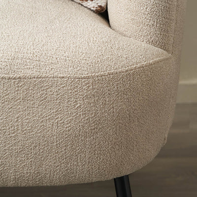 Amaya Taupe Teddy Sofa