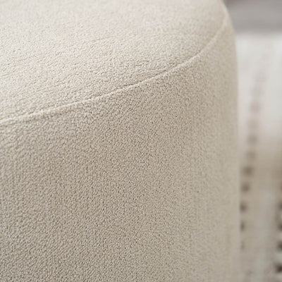 Valero Taupe Teddy Fabric Accent Chair