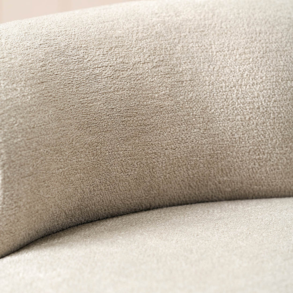 Valero Taupe Teddy Fabric Accent Chair