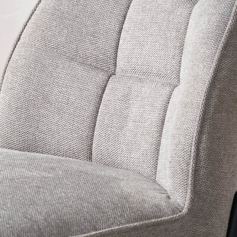Arina Light Grey Chenille Dining Chair