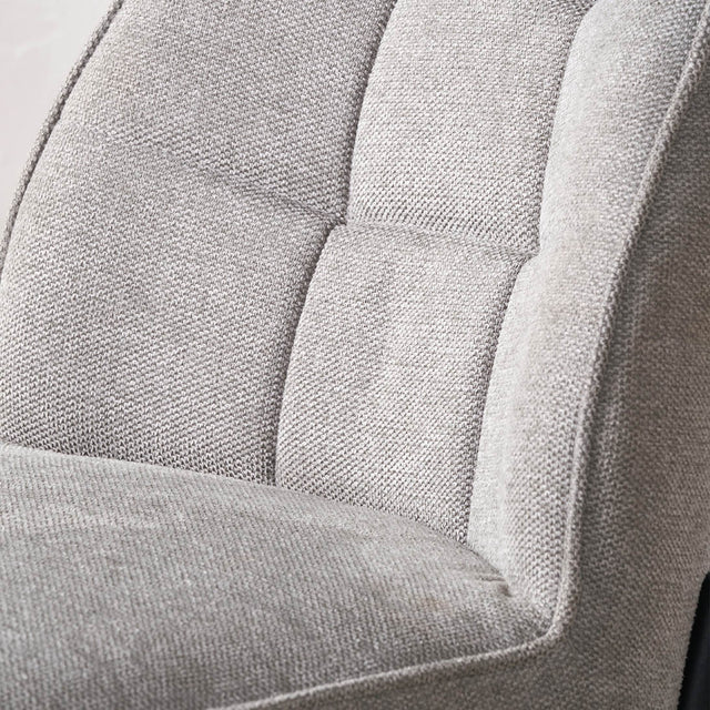 Arina Light Grey Chenille Dining Chair