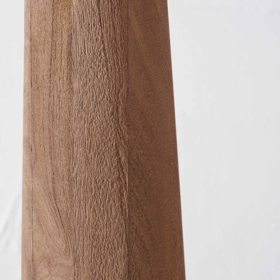Alisha Natural Conical Wood Floor Lamp Base