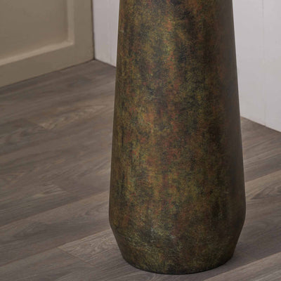 Arden Verdi Gris Metal Conical Floor Lamp Base