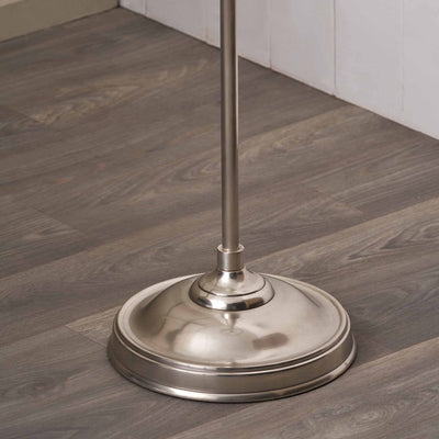 Keaton Silver Metal Stick Floor Lamp Base
