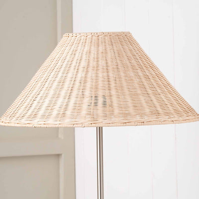 Halia Rattan Base and Shade Floor Lamp
