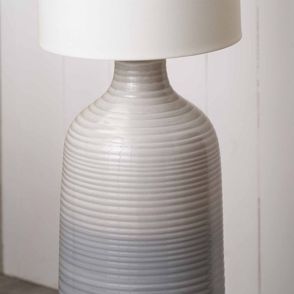 Turan Blue and Grey Ombre Floor Lamp