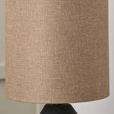 Avery Black Vintage Textured Ceramic Floor Lamp