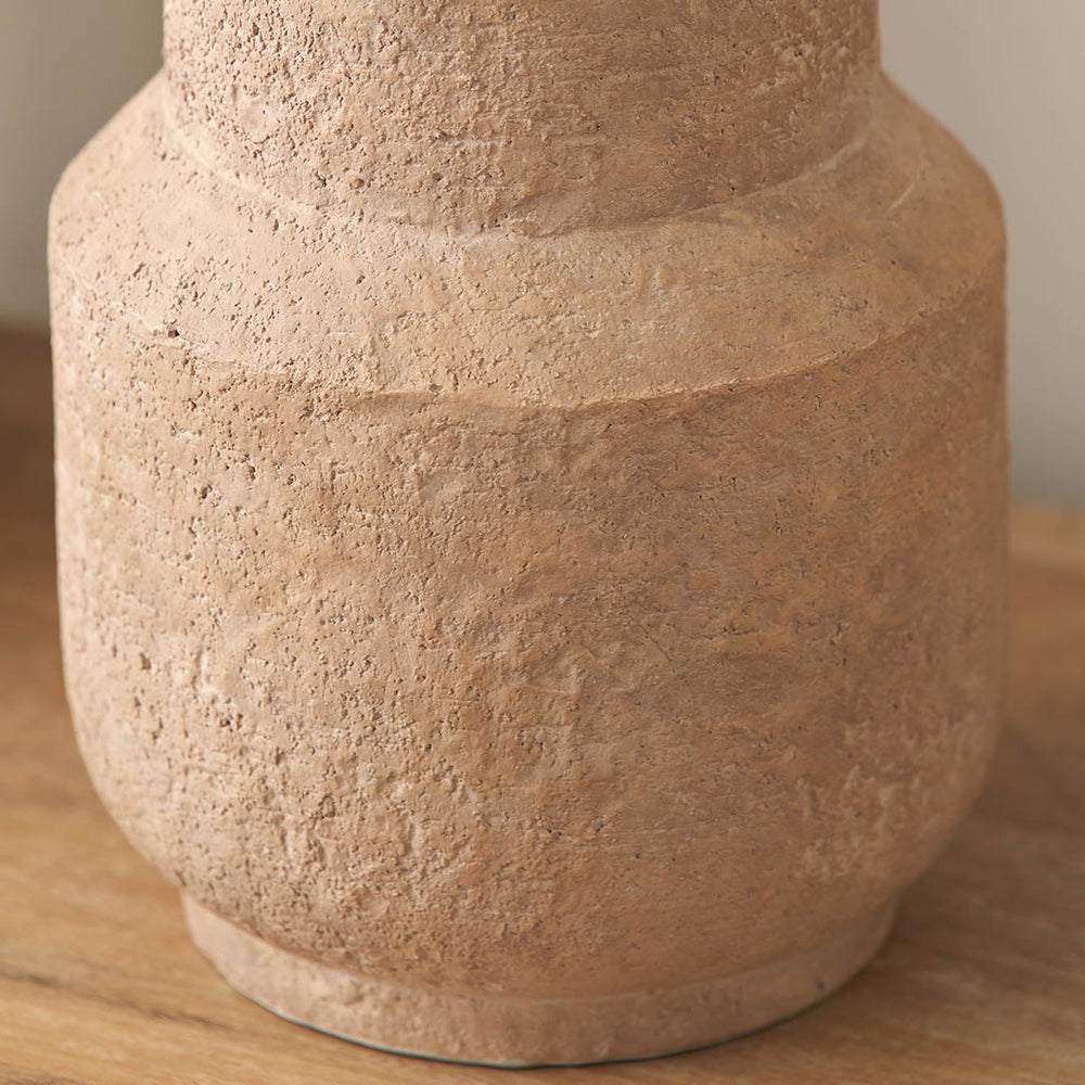Gaia Concrete Brown Stoneware Vase