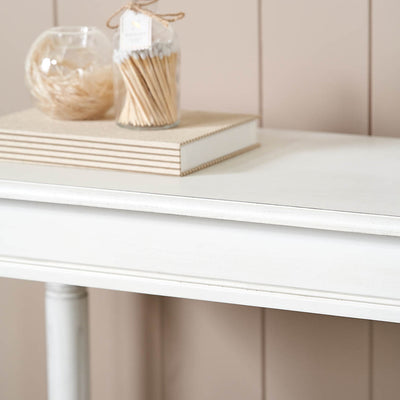 Cleveland White Wood Console Table