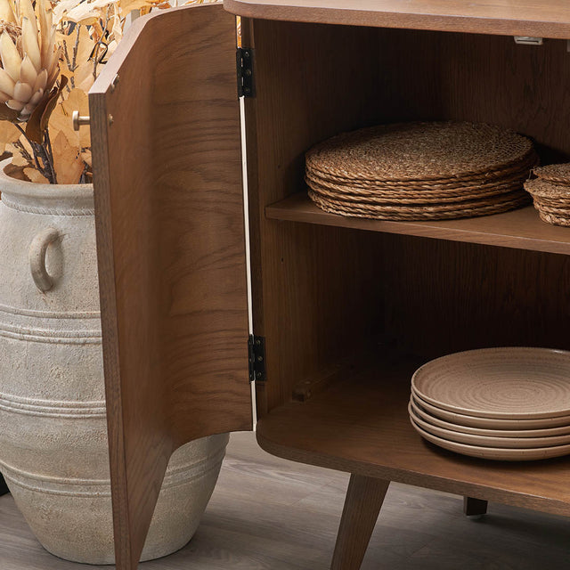 Meava Dark Ash Sideboard