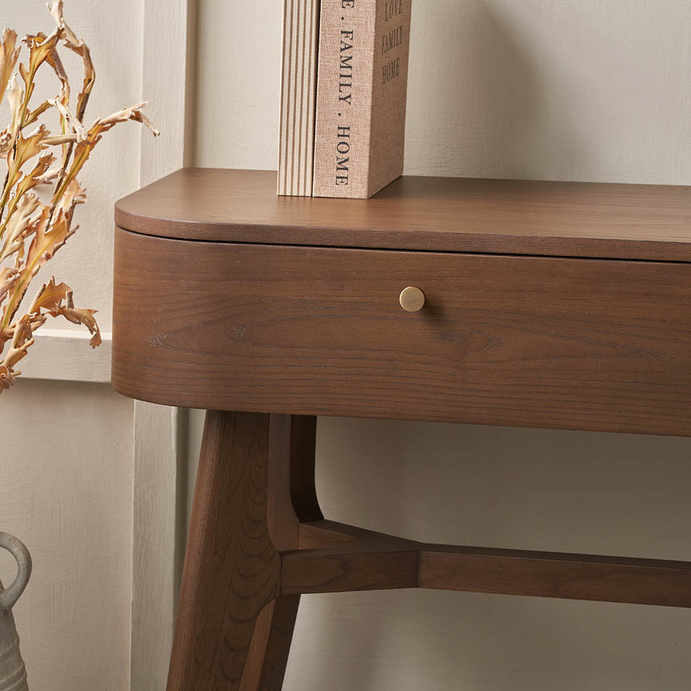 Meava Dark Ash Console Table