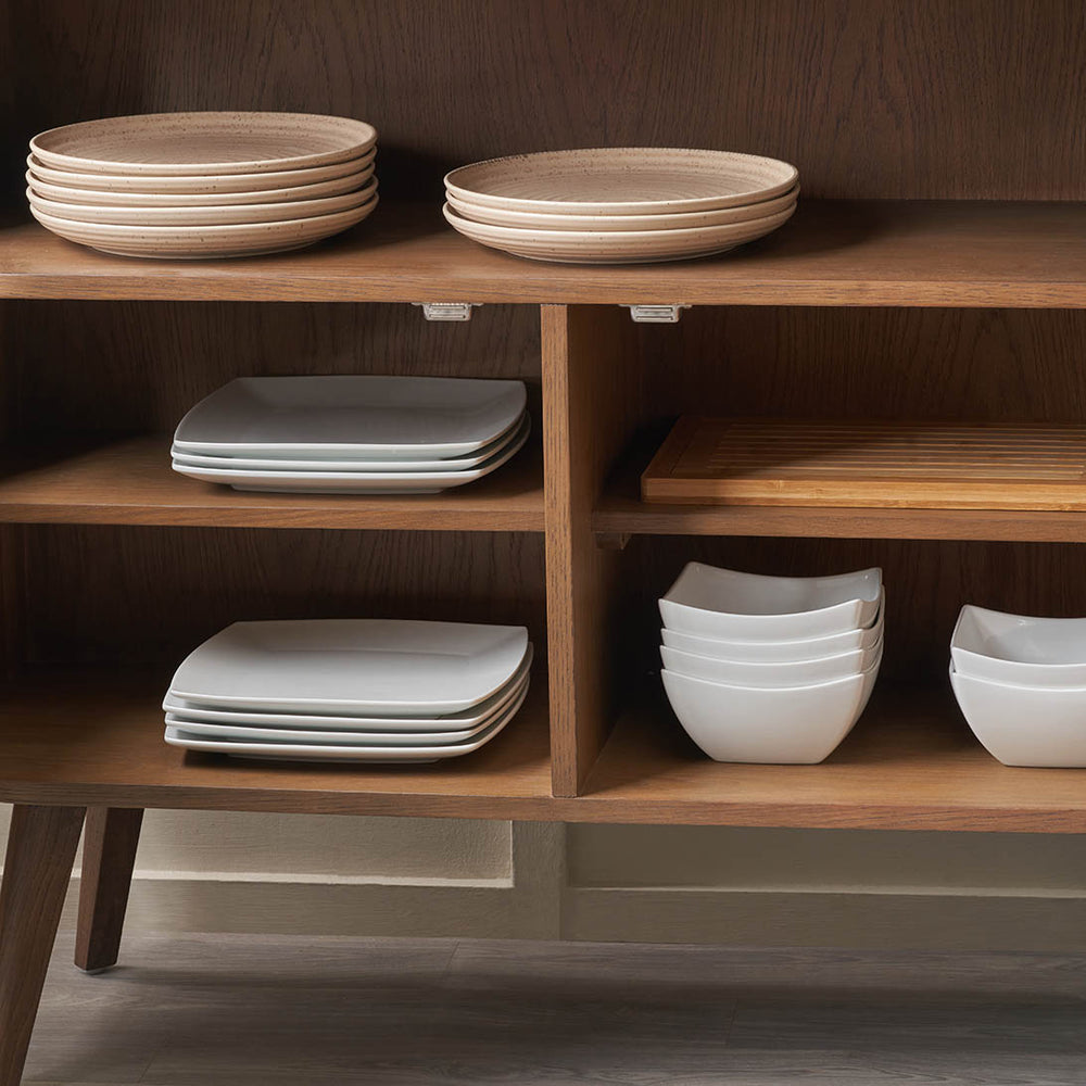 Meava Dark Ash Shelf Unit