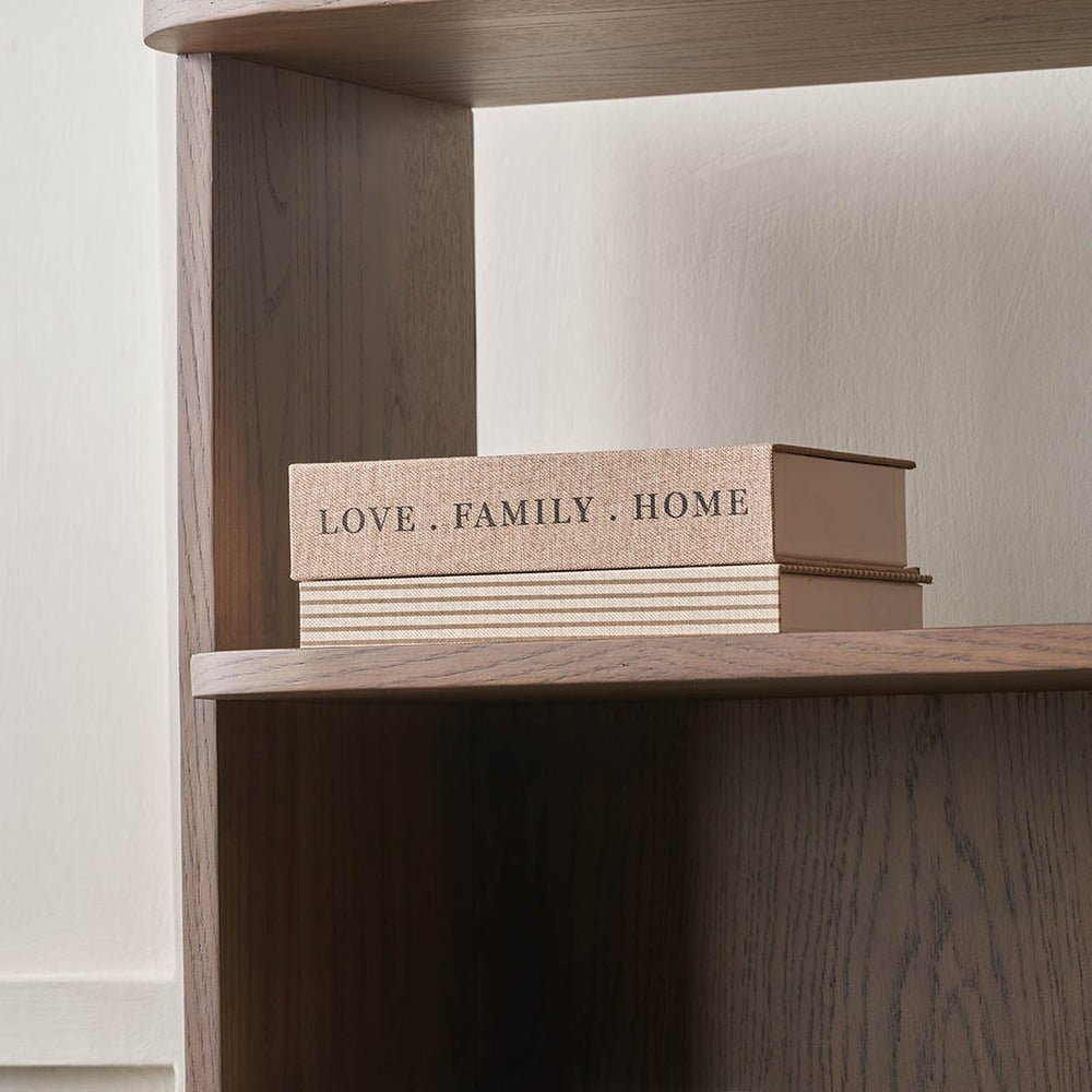 Meava Dark Ash Shelf Unit