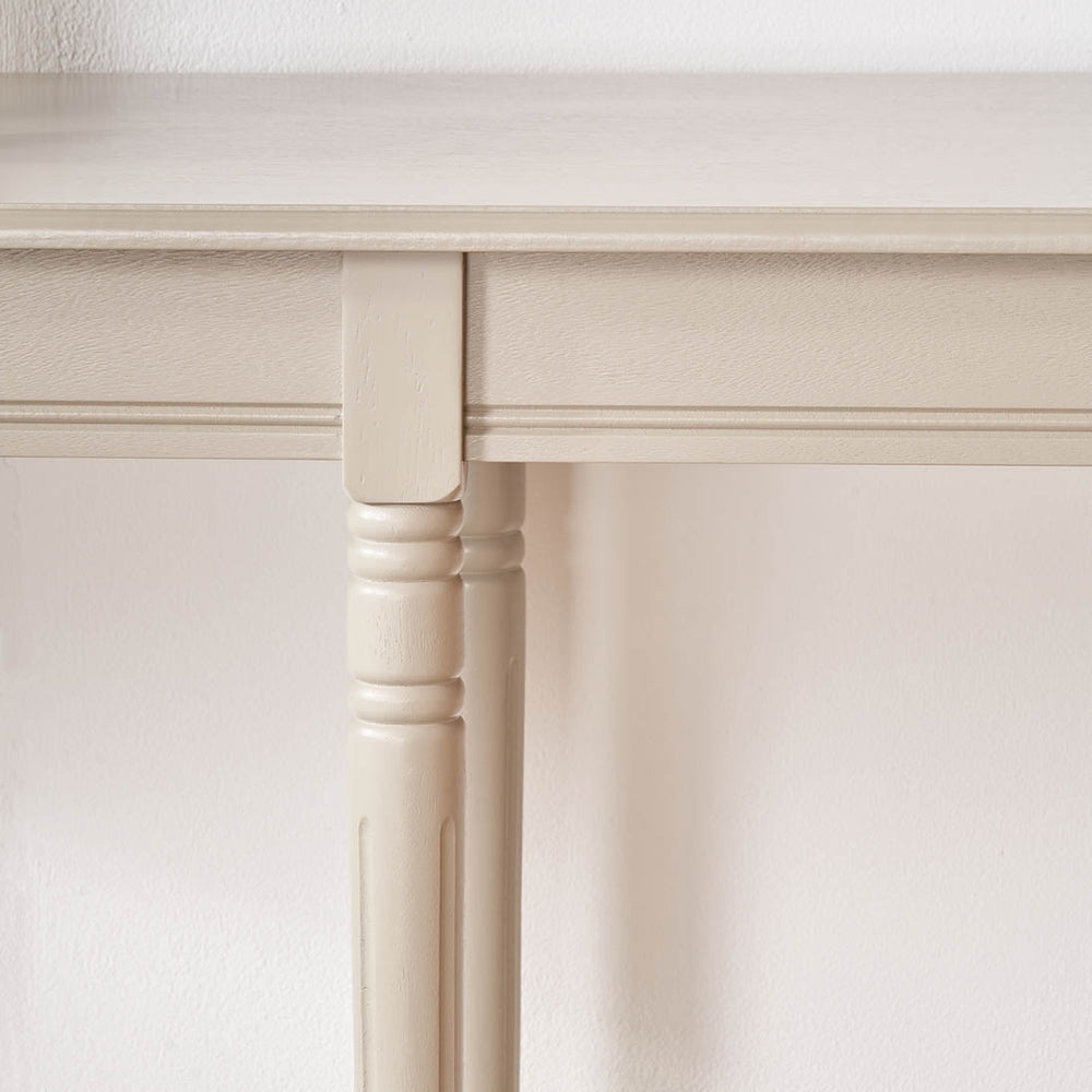 Cleveland Putty Pine Wood Large Console Table