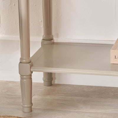 Cleveland Putty Pine Wood Large Console Table