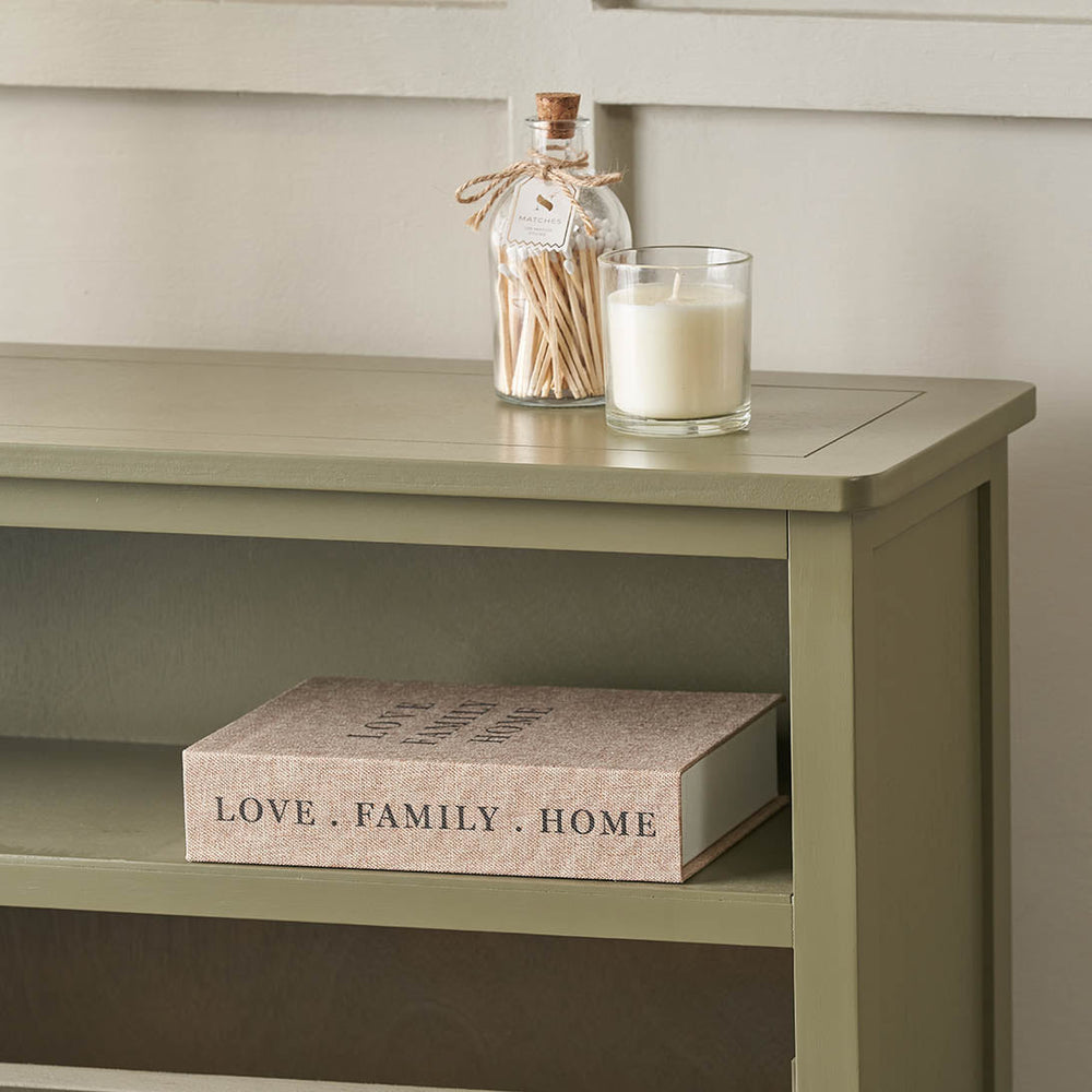 Stockton Olive Wood Shoe Storage Unit