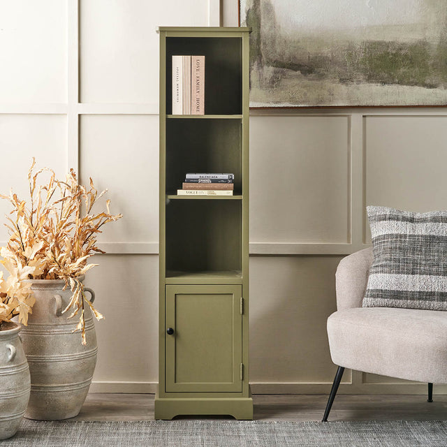 Stockton Olive Wood Slim Unit