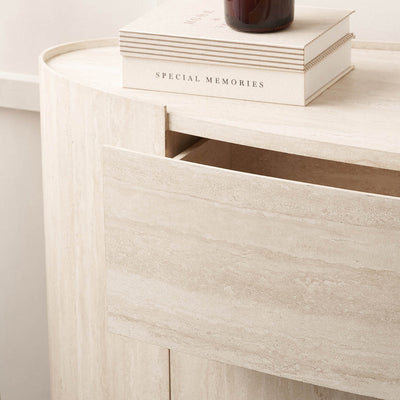 Treviso Travertine Effect Sideboard