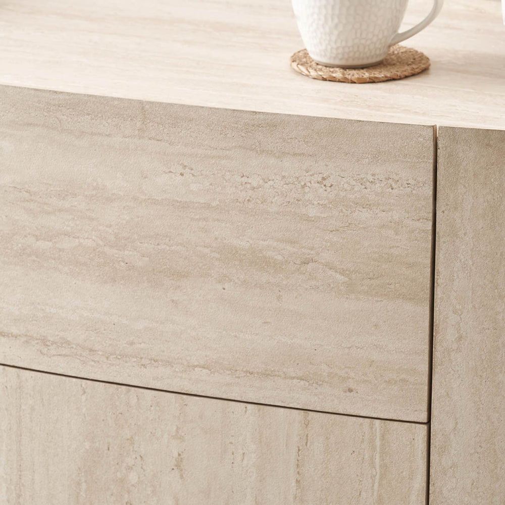 Treviso Travertine Effect Sideboard