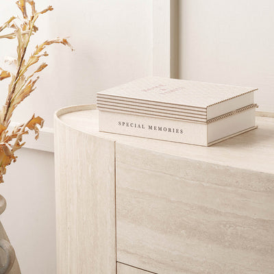 Treviso Travertine Effect Sideboard