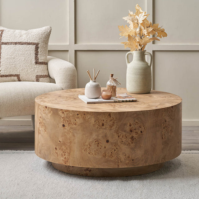 Woodmere Burr Wood Effect Coffee Table