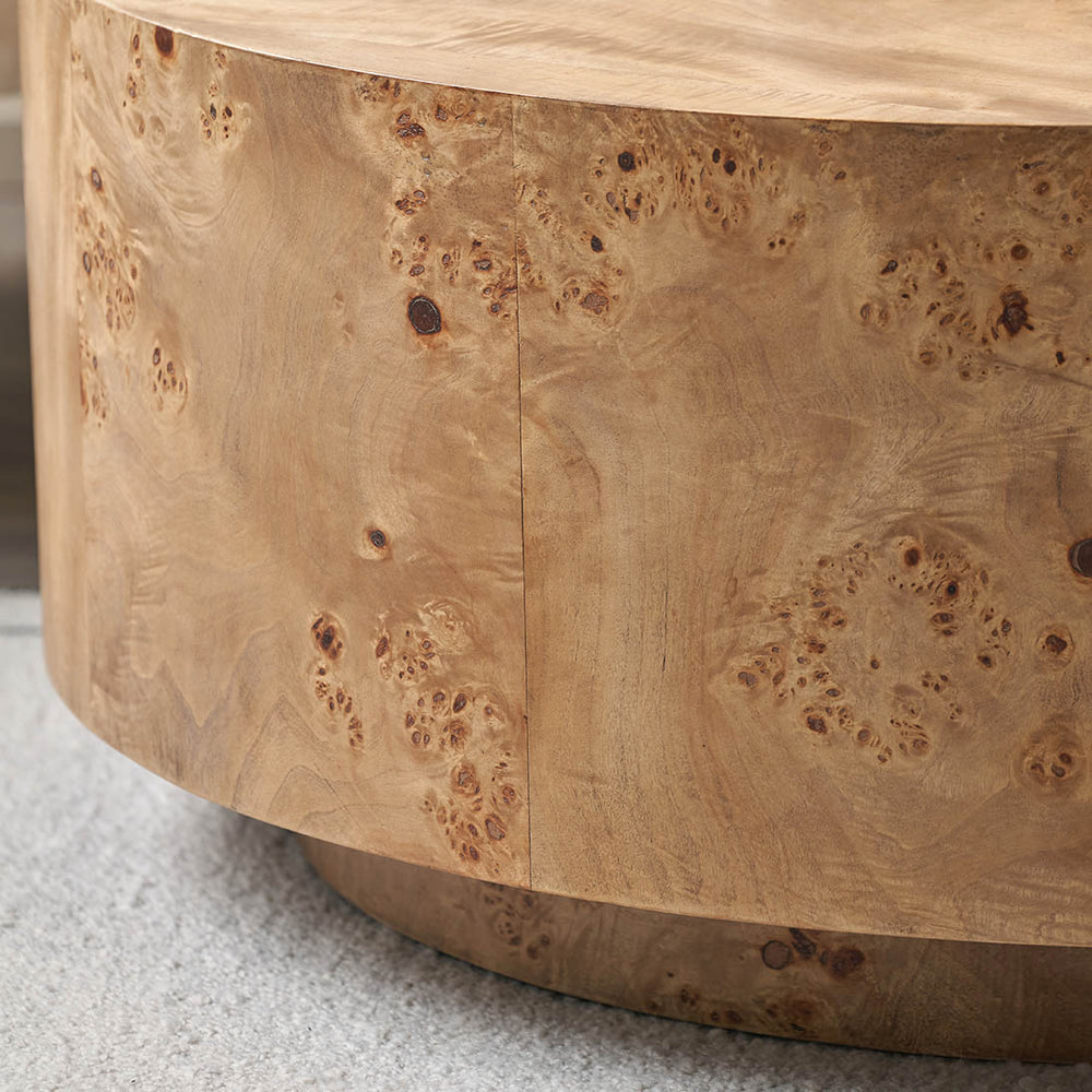 Woodmere Burr Wood Effect Coffee Table