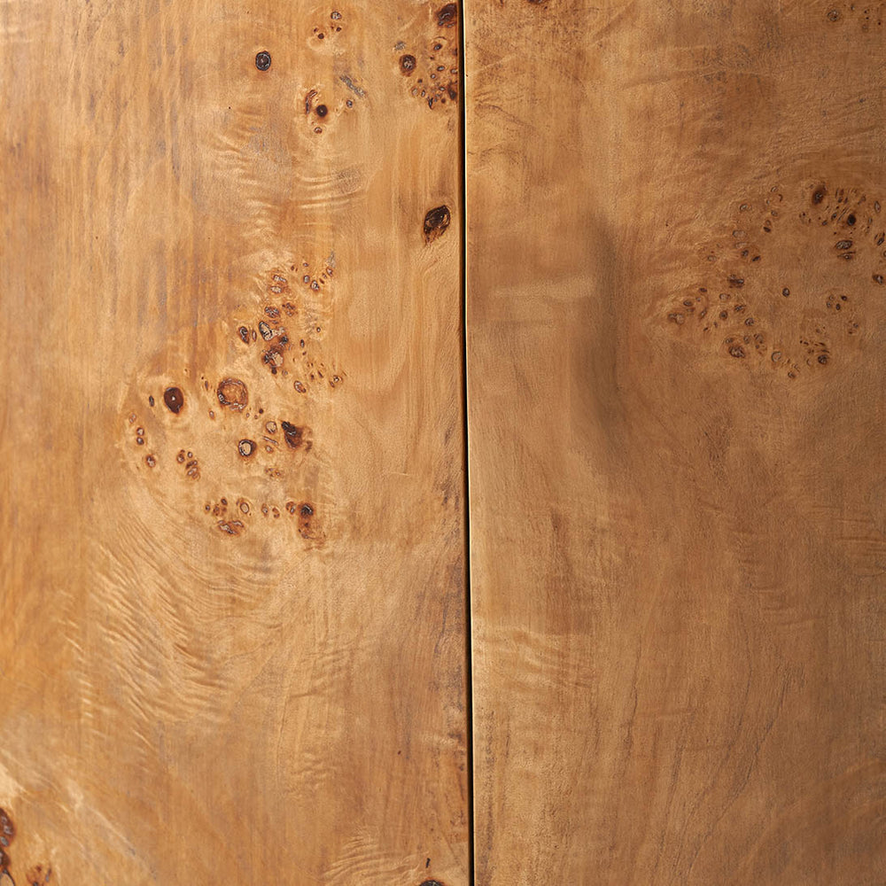 Woodmere Burr Wood Effect 2 Door Cabinet