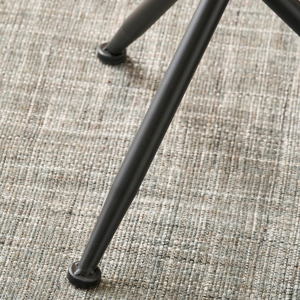 Elwin Clear Glass and Black Fir Wood Effect Side Table