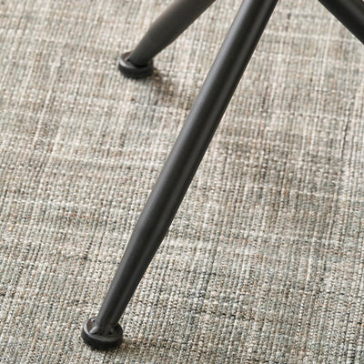 Elwin Clear Glass and Black Fir Wood Effect Side Table