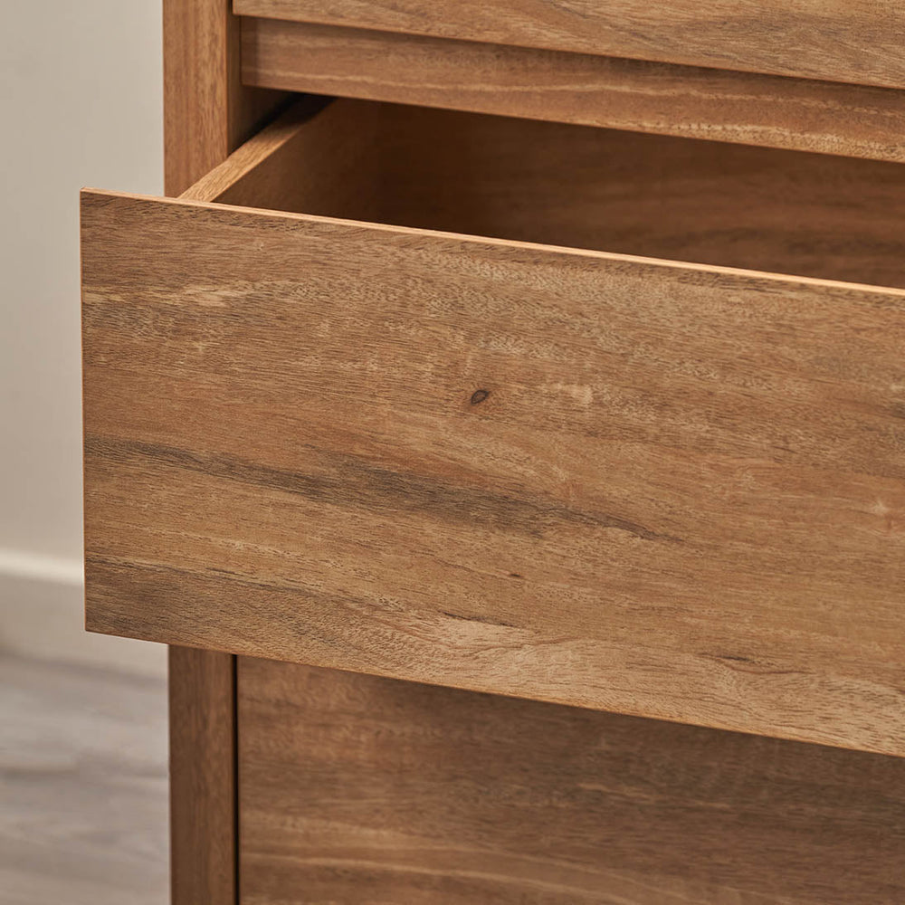 Woodley Oak Effect 5 Drawer Unit