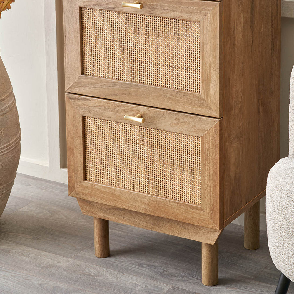 Hendrix Natural Rattan Tall Unit