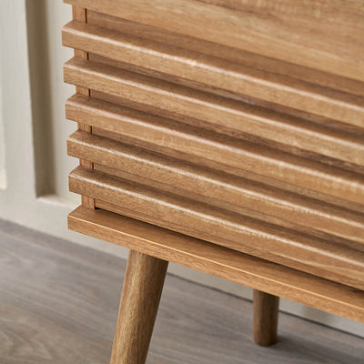 Bergen Natural Eucalyptus Wood Tall Unit