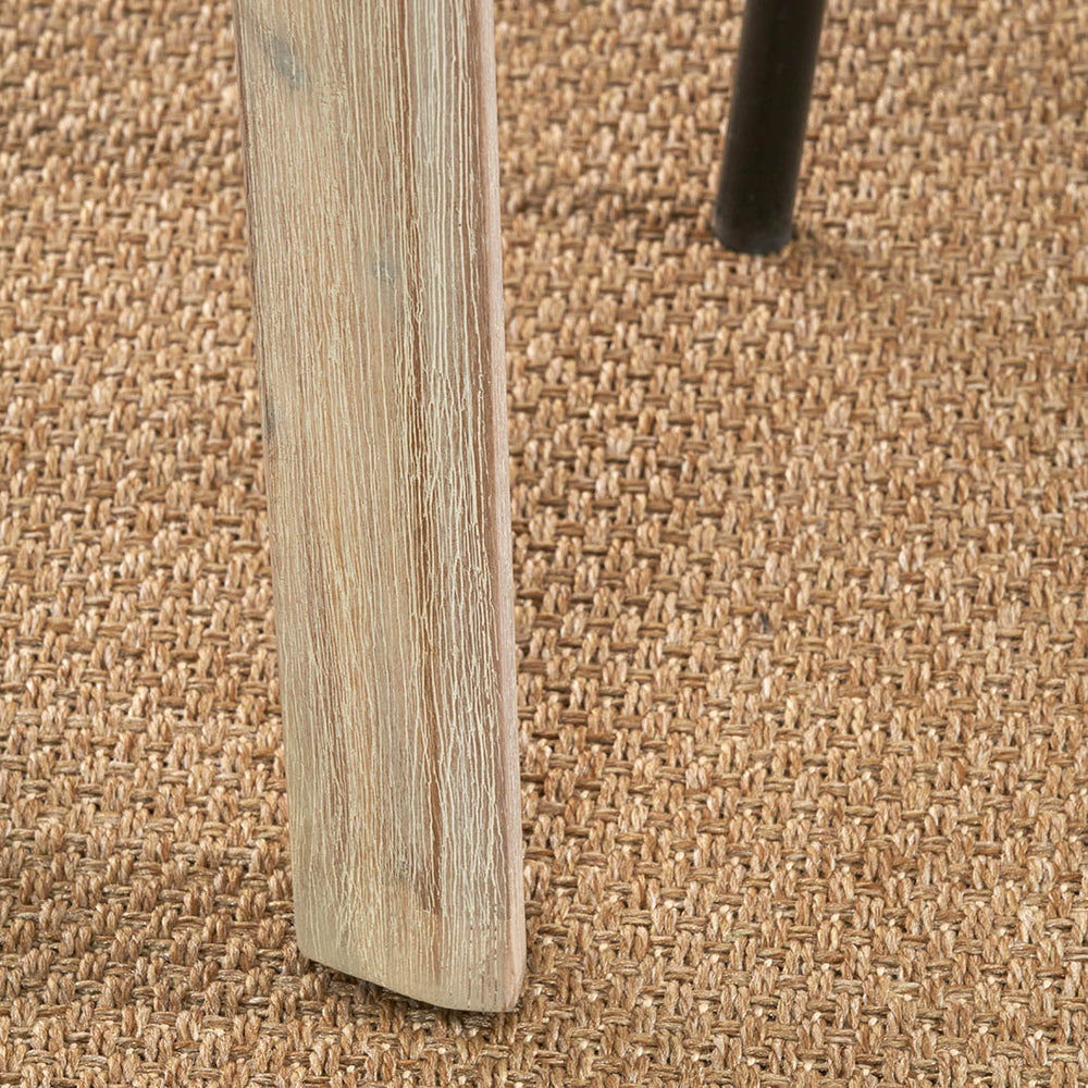 Giovanna White Sand Acacia Wood Dining Table