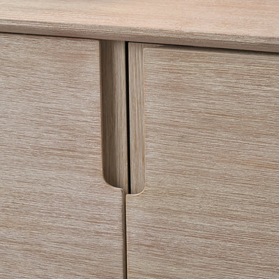 Giovanna White Sand Acacia Wood Sideboard