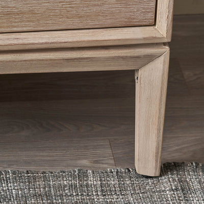 Giovanna White Sand Acacia Wood Sideboard